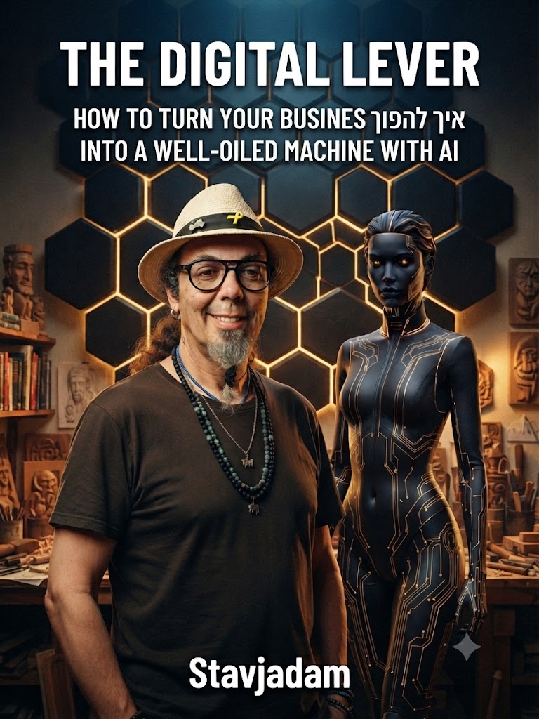 The Digital Lever book cover by Stav Adam