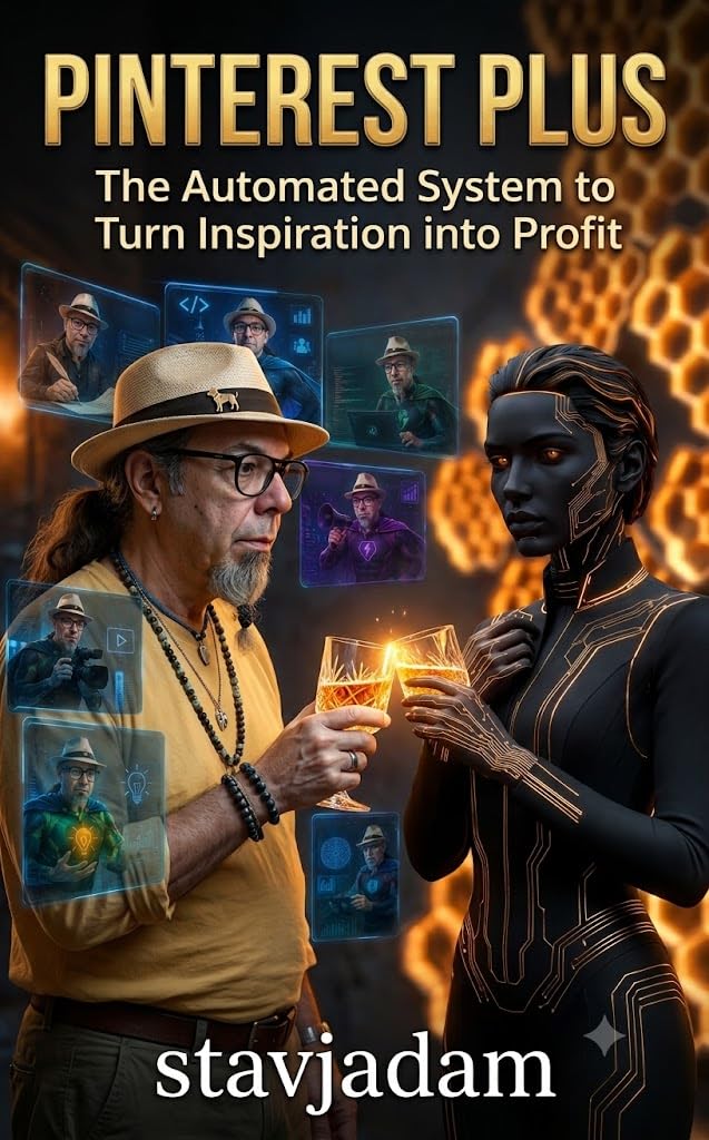 Pinterest Plus book cover by Stav Adam